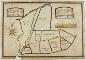 Historic plan of Lockton 1763